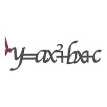 AllBright 言葉のしおり しおり 栞 読書 本 ブックマーカー プレゼント おしゃれ 受験 勉強 数学 2次関数 y=ax2+bx+c - イニシャル - チェックする 2