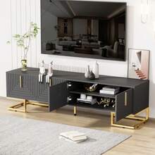 Television Stands & Entertainment Centers - Grey - View 8