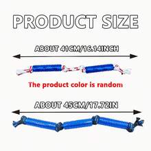 3件套重型耐咬绳狗玩具 - 拔河、互动拉扯和咀嚼，多色绳结（颜色随机），耐用耐咬骨，适合拉布拉多、德国牧羊犬、幼犬 - 宠物咀嚼棒玩具套装，狗绳结，狗耐咬绳玩具，户外大型犬拔河游戏玩具，有助于清洁牙齿，增强咬合力，趣味训练，可单独玩耍