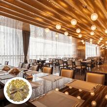 Table Decoration Mat C4 Piece Gold Sequin Bowknot Table Decoration Mat, Wave Shape Home Decoration Table Mat, Non-Slip Washable, Suitable For Daily, Festival, Kitchen, Wedding Banquet, Party Table Decoration - Nhiều màu - Xem 9