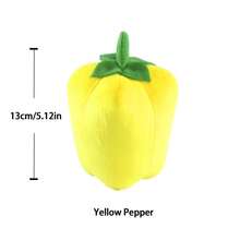 毛绒水果蔬菜玩具 - 大蒜、草莓、西兰花、西瓜、南瓜，柔软填充玩偶，婴儿益智玩具，幼儿园教学道具，家居装饰 - 彩色 - 查看 21