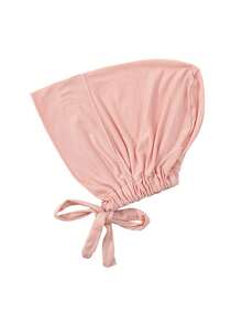 1pc Women Modal Solid Color Drawstring Elastic Headscarf Cap Sleep Bonnet - Strappy Bottom Hat - View 32