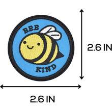 2pcs Iron On Patches Clothing – Kind Theme Embroidered Iron On Patches Clothes, Backpacks, Jeans, Shirt,, Dress, Hat, Bag, Custom Decoration - Oh Honey - View 4