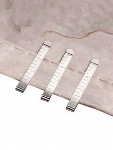 不锈钢缝纫夹，可重复使用，适用于家庭服装修补、贴布制作和调整衣长。男女通用下摆夹，缝纫配件，布料夹，绗缝工具，家居必备，适合初学者。 - 彩色 - 查看 6