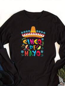 Cinco De Mayo Long Sve T-Shirt, Mexican Fiesta 5 De Mayo Uni Long Sve Shirt, Mexican Lets Fiesta Happy 5 De Mayo Shirt - 款式5 - 查看 1