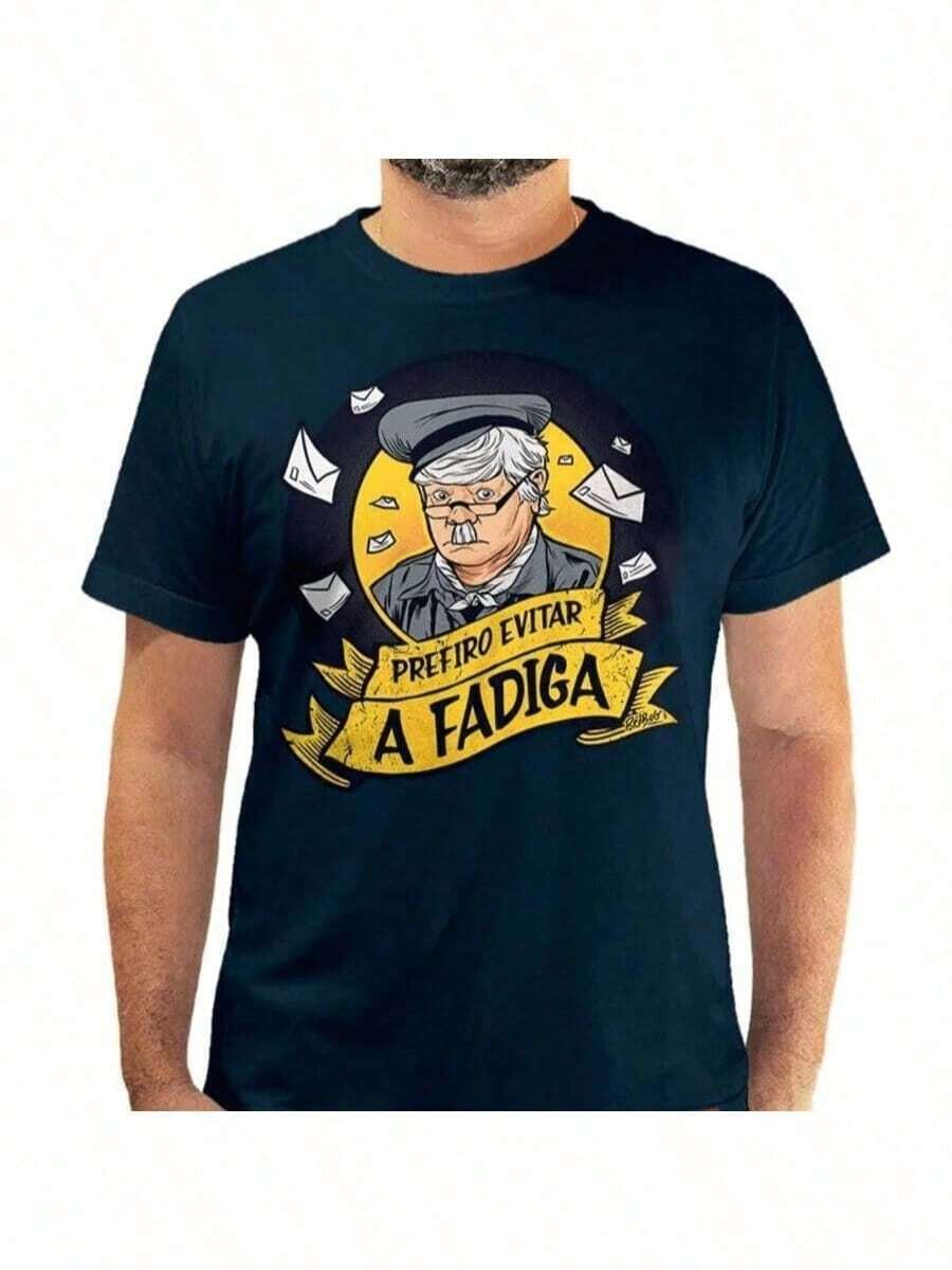 Camiseta Unissex Serie Chaves 100% Algodão Premium Blusa Personagem Jaiminho T-shirt Streetwear Oversized Blusa Nacional Casual Camiseta Masculina de Algodão - Preto - Visão 1