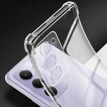 透明手机壳，360° 全方位保护，防震，防刮擦，防黄变，适用于各种 Poco 系列机型，如 Note 14 Pro+ 5G、14 Pro 5G、Note 13 Pro+、Poco F7、A5、15c 171（欧洲版）、Poco C85、15c 4G 173（欧洲版）等。 - 無色 - 查看 2