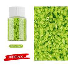 1000 piezas - Juego de cuentas de fusión de 2.6mm, ideal para principiantes y aficionados de las artes y manualidades, suministros de cuentas para joyería creativa, diseñadores creativos, regalo perfecto para Halloween, Navidad, días festivos