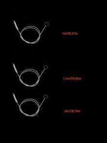 1.5m Stainless Steel Refrigerator Drain Pipe Cleaning Brush, Ice Blockage Remover, Drain Pipe Unclogging Tool