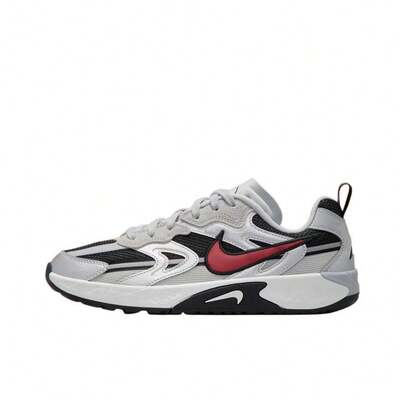  Nike JAM “金属银” 舒适百搭、防滑耐穿的低帮篮球鞋，女款，白/灰/黑