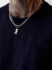 PLAYERA MC CON LINEA IMPALA PREMIUM - azul real - Ver 3