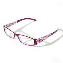 Retro Pattern Non-Prescription Glasses, Multi-Color Frame Elegant Reading Glasses, Fashion Optical Accessory - màu xanh lá - Xem 4