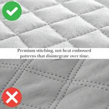 Full/Queen Quilt Bedding Set, Microfiber Quilts Queen Size, Coverlet, Stain & Pet Hair Resistant Bedding, Full Size Bedspread With 2 Pillow Shams, Bone, 2025 - 13 - 淺灰色 - 查看 6