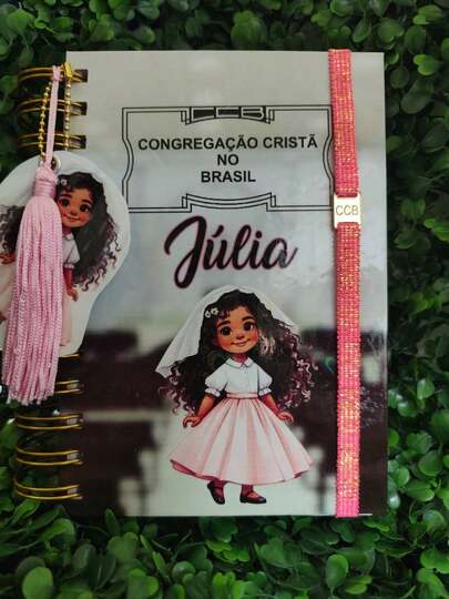 HINARIO CCB PERSONALIZADO TAMANHO A6 LETRAS MAIUSCULA CAPA LUXO