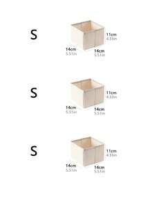 一套6/3/1件布艺文胸收纳盒，可用于衣柜空间收纳文胸、袜子、内裤、衬衫、领带等，适用于卧室、衣柜、抽屉、床边，可作圣诞礼物，米色 - 彩色 - 查看 16