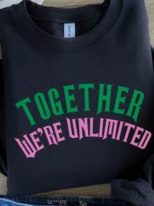 Together We're Unlimited Witch Theme Sisterhood Sweatshirt, Wicked Inspired Viral Sweater, Musial Song Witchcore, Daughter Gift Idea, Witchy - 款式3 - 查看 1