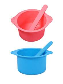 1pc Non-Stick Silicone Wax Melt Liners With Wax Sticks: Reusable, Flexible & Easy-Clean Bowl Insert For Wax Warmers.  Ensures Effortless Hair Removal & Aromatherapy Wax Melting.  Ideal For Home Spa Sessions And Professional Use By Men And Women. - 彩色 - 查看 11