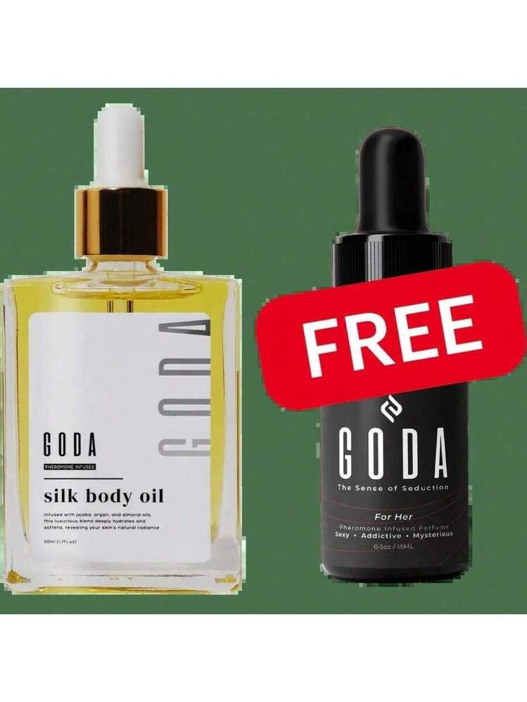 GODA Silk Body Oil 50ml – Relaxing Unisex Fragrance Oil With