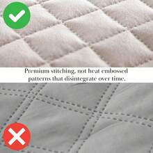 Full/Queen Quilt Bedding Set, Microfiber Quilts Queen Size, Coverlet, Stain & Pet Hair Resistant Bedding, Full Size Bedspread With 2 Pillow Shams, Bone, 2025 - 02 - 骨頭 - 查看 7