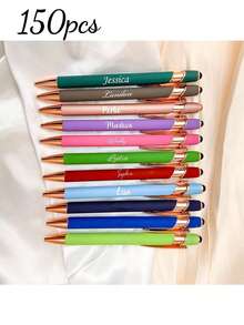 150PCS 110pcs/50pcs/6pcs/1 pieza Bolígrafo Multifuncional Personalizable, Bolígrafo Compatible con Pantalla Táctil para Teléfono y Computadora, Adecuado para Recuerdos de Boda, Trabajo Diario, Estudio, Regalos para Familia, Estudiantes, Maestros, Padres y Colegas - Multicolor - Ver 30