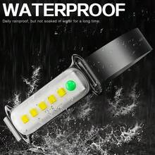 1PC Super Bright Rechargeable LED Headlamp, Ultralight USB Headlight, 4 Modes, Portable Head-Mounted Flashlight For Outdoor Camping Fishing Emergency Use