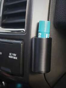 Car Lip Gloss Organizer - Lipstick Storage Box, Car Interior Accessories, Space-Saving Lipstick Holder, Portable Small Item Storage Rack, Wall-Mounted Design, Heat-Resistant And Anti-Lost Storage Box, Suitable For Car, Vanity, And Home Organization - Automotive Supplies, Car Storage