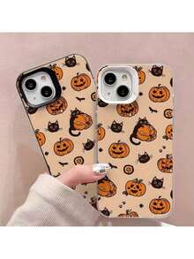 Halloween Pumpkin Phone Case, Shockproof With Lens Protection, Compatible With 1112131415 Pro MaxPlus - Multicolor - View 5