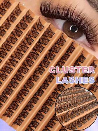 110 st ögonfransar, praktiskt set med ögonfransförlängning, naturligt fluffiga gör-det-själv-ögonfransar, skapa gör-det-själv-ögonfransrevolutionen med konstgjorda minkögonfransar, lätta ögonfransar, lämpliga för nybörjare att använda ögonfransar, dagligt bruk, halloween, juldejter och fester