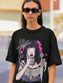 Tokito Muichiro Vintage Anime Shirt, Muichiro Retro Shirt, Anime Fan Gift For Men And Women, Cotton T-Shirts For Women - 黑色 8 - 查看 6