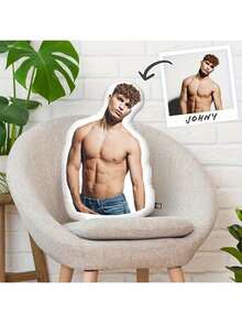 Customized Photo Pillow - Personalized Humanoid Or Animal Shape, Hand Washable, Filling - Perfect Choice For Home Decoration And Gifts Christmas Gift - Upload Picture Customization - View 6