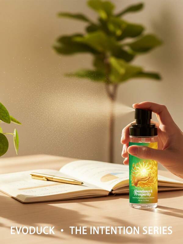 EVODUCK Spray profumato EVODUCK Law Of Attraction, profumo di patchouli 80ml/2.7 fl oz. Il design portatile lo rende ideale per l'uso come fragranza per la casa in armadi, camere da letto, bagni, auto, per appuntamenti, durante i viaggi e per deodorare e aggiungere profumo in estate. Regalo di Natale per lui e per lei