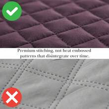 Full/Queen Quilt Bedding Set, Microfiber Quilts Queen Size, Coverlet, Stain & Pet Hair Resistant Bedding, Full Size Bedspread With 2 Pillow Shams, Bone, 2025 - 18 - 紫色 - 查看 7