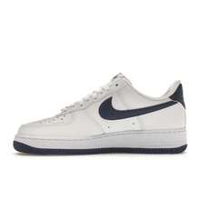 Nike Air Force 1 '07 Blanco Azul Medianoche - FJ4146-104 - Blanco - Ver 2