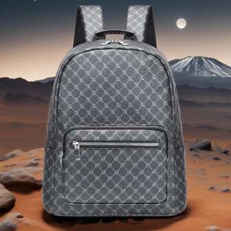 Fashionable Unisex Backpack, Large Capacity Outdoor Travel Commute Backpack For High School, College Students, Cartoon Design Laptop