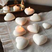 Heart-Shaped Aromatherapy Candle - Confession Gift With Strong Sense Of Ritual Romantic Scented Candle - Multicolor - View 4