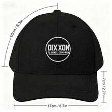 Dixxon Flannel Adjustable Cap Breathable Vintage-Washed Premium Polyester College League Cap - màu đen - Xem 3