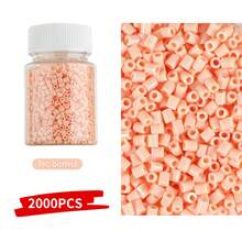 2000 piezas - Juego de cuentas de fusión de 2.6mm, ideal para principiantes y aficionados de las artes y manualidades, joyería de cuentas creativa, material duradero, suministros de cuentas, diseñadores creativos, regalo perfecto para Halloween, Navidad, días festivos