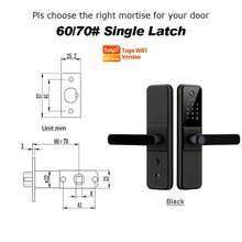 YRHAND Mexico Local Fast cerraduras inteligente para puertas wifi or Ttlock door lock Home - H01pro 6070adjust - Ver 1