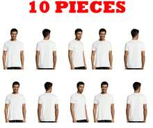 THEGEWA PACK OF 10 COLORFUL T-SHIRTS - MARNAULA - ASSORTED SIZES Plain All Regular Asymmetrical Spring Festival MULTICOLOR - 白色 - 查看 19