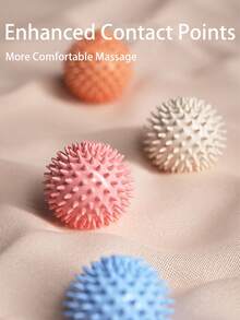 按摩球，缓解肌肉酸痛，男女通用，带刺按摩球，足部按摩器，按摩工具，适用于足部、背部、手部肌肉，缓解足底筋膜炎，运动反射疗法，压力缓解，健身器材，瑜伽配件