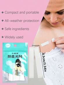 1roll 16mm*5m Of Waterproof Double-Sided Tape, Strong Fixing All Day Long, Transparent Invisible Design, Transparent, Suitable For Fixing The Chest And Clothing On The Neckline To Prevent Exposure