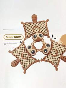 3d Printed Flying Squirrel Keychain - Cute Sitting/Resting Pose Expressive Eyes Lightweight Backpack Accessory And Pet Lover Gift Available In Multiple Colors (Dark Brown/Light Brown) Phone Accessories - Multicolor - View 3