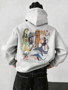 1pc Tween Boy Thermal Lined Thick Warm Sweatshirt, Young Student Clothing, Suitable For Kids Autumn/Winter Long Sleeve Top