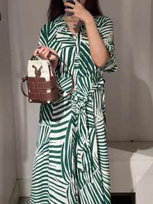 New Fashion Crossbody Bucket Bag, Luxury Design Handbags For Ladies, Women's Leisure Outdoor Shoulder Bag - Brown - View 3