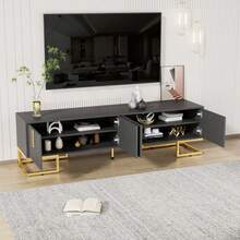 Television Stands & Entertainment Centers - Grey - View 9