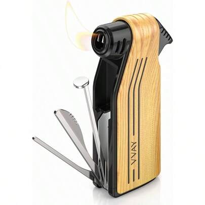 Soft Flame Pipe Lighter With Tools, Sold Without Gas