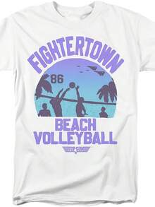 The Volleyball In Jeans Uni Adult T Shirt - Style 6 - View 1