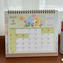 1pc 2026 New Cute Snoopy Desktop Calendar, Creative Cartoon Schedule Planner Monthly Tear-Off Memo Calendar, Random Style, Christmas Gift, Christmas Stocking Stuffer, Christmas Present, Christmas Decoration - Multicolor - View 6