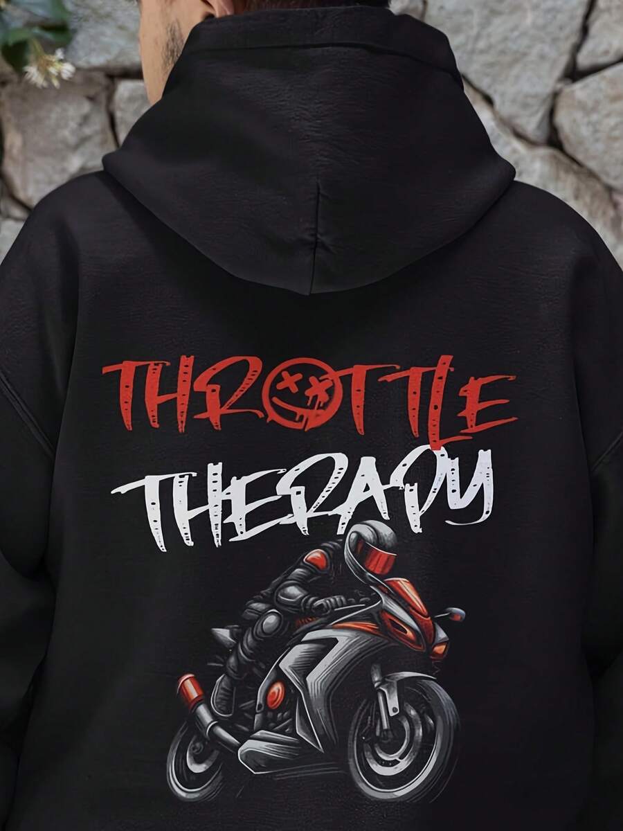 Tottle Therapy Motorcycle Hoodie, Biker Tal Health Sweatshirt, Moto Therapy Pullover, Rider Gift, 2Wheel Freedom Hoodie For & Wo - Style 7 - View 1