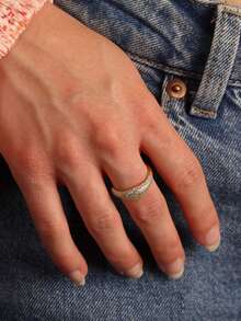 Light Luxury Fashion Party Gifts 925 Sterling Silver Pave Zirconia Ring Women Fine Jewelry Rings For Girls - Nhẫn Zircon Pave - Xem 7